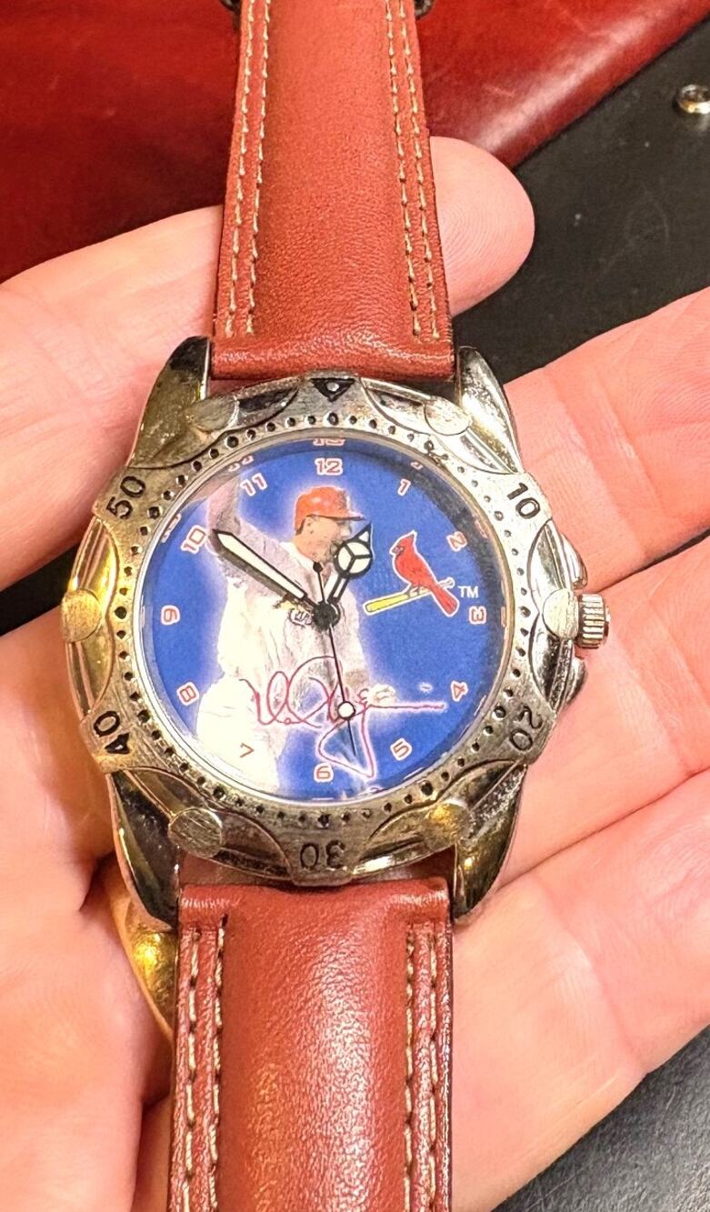 40mm Home Run Hero Mark McGwire Watch with Leather Band